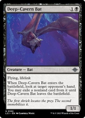 Deep-Cavern Bat -The Lost Caverns of Ixalan Regular pack fresh nm