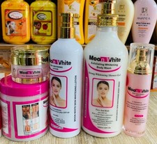 Moon White 5-in-1 Lotion Set Shower Gel, Lotion, Face Cream, Scrub, Serum