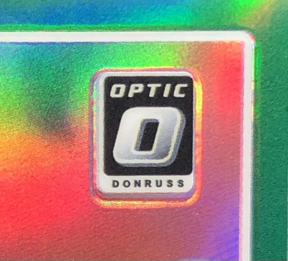 Optic Gary Dontrelle Willis 2019 automático/5 firmas significativas verde Prizm SSP! Foto 3 de 4