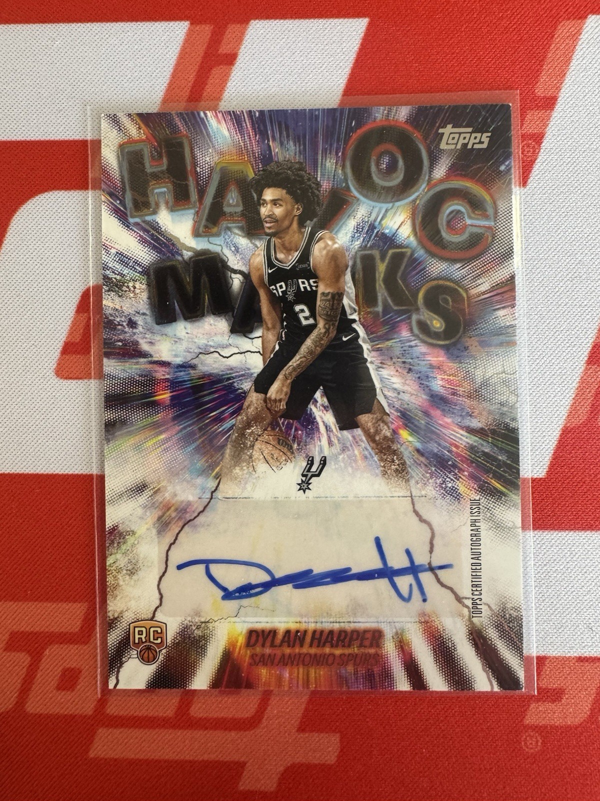 2025-26 Topps - Havoc Marks Dylan Harper #HM-DH (AU, RC)