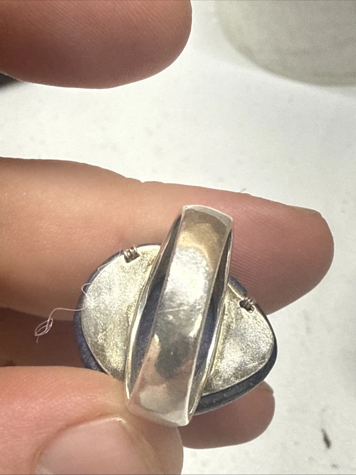 Silpada кольцо из чистого серебра полуночная звезда R2866 синий лазурит и CZ кольцо размер 9 - Изображение 3 из 4