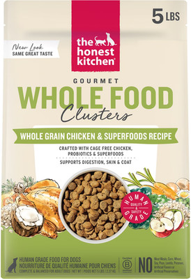 Human Grade Chicken & Oat Whole Grain Dry Dog Food 5lb Multi-Pack