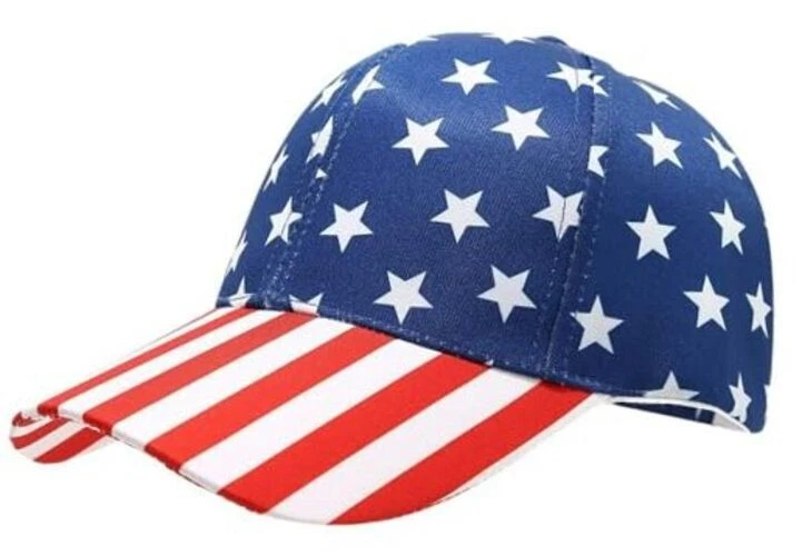 Baseball Cap for Men Women Adjustable Outdoor Sports Hat Camo American Flag