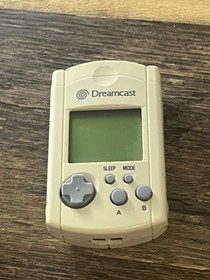 Mad Catz Tremor Pak White Rumble Pack AND White VMU Sega Dreamcast UNTESTED
