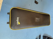 Impact Light Stand Padded Roller Case   Dividers, Hard Bottom, Yellow Trim, 36  
