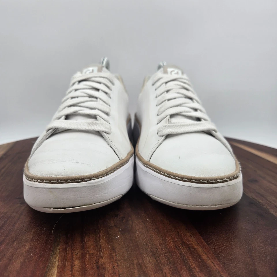 Cole Haan GrandPro Topspin Zapatos Para Mujer 8.5B Blanco Cuero Plataforma Tenis Foto 2 de 4