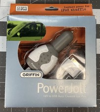 Vintage Griffin PowerJolt 12V USB Car Auto Charger for iPod Shuffle / Classic