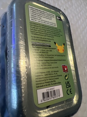 Pokémon TCG Celebrations Mini Tin Pack for sale online | eBay