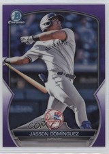 2023 Bowman Chrome Prospects Purple Refractor Jasson Dominguez Domínguez 0c3h