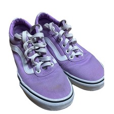 Vans Old Skool Skateboarding Low Sneakers Purple US Size Womens 7