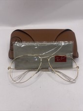 Ray-Ban RB3025 Aviator Gold Frame 58  14 - 135 W/ Case  Cloth