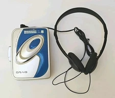 Craig Personal Portable AM/FM Radio Cassette Player CS2301A Headphones Tested 