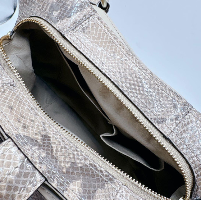 COACH python pattern shoulder bag F17419 snake pa… - image 11