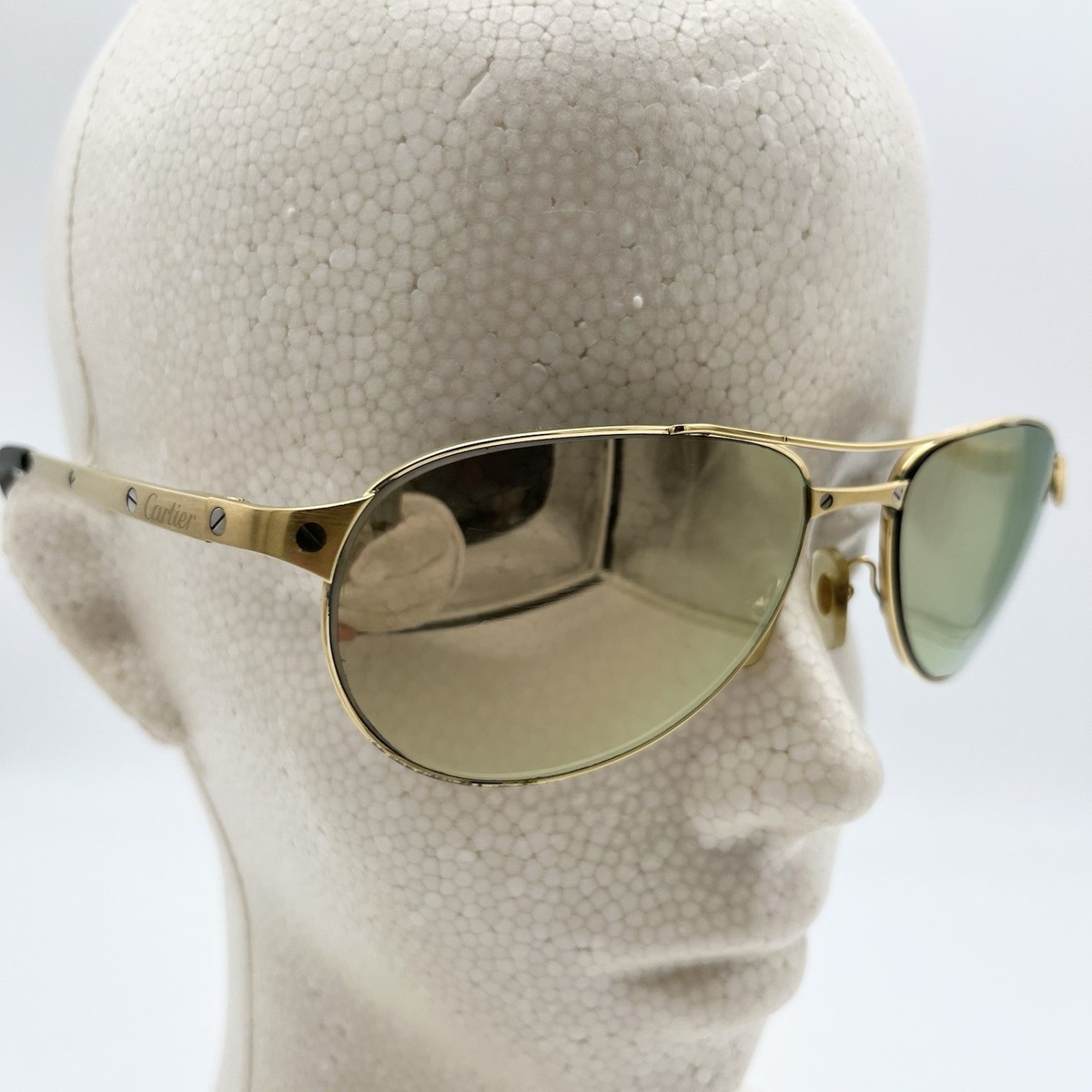 Cartier Vendome Santos 58-16-130 Sunglasses Double Bridge Vintage