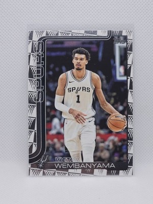 3 - 2025-26 Topps - Victor Wembanyama #195 Season Tip-Off & 2 Checklists.