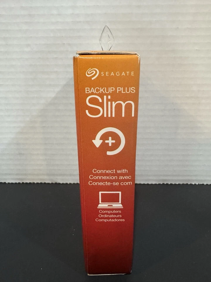 Seagate 1TB Backup Plus Slim Portable Storage External Hard Drive NIB - Image 4 of 4