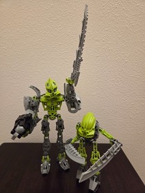 LEGO Bionicle Phantoka LEWA (set 8686) & TANMA (set 8944) 100% Compete w/Booklet