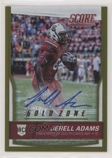 2016 Score Rookies Gold Zone Signatures 47/50 Jerell Adams #384 Auto 0b2