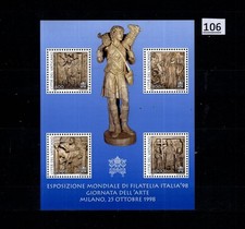 // VATICAN 1998 - MNH - ART, STAMPS EXPO