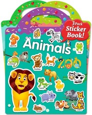 Reusable Sticker Book for Toddlers, Stickers for Kids, Toddler Travel Toys Ac...