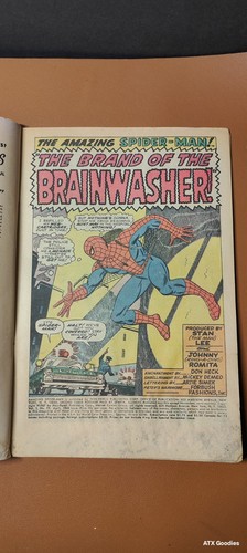 Amazing Spider-Man #59 1st MJ Coverr; 1st Brainwasher; 1st Gwen Stacy Kiss! LMG - Picture 14 of 23