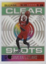 2020-21 Panini Illusions Clear Shots Emerald Damian Lillard #2 07qd