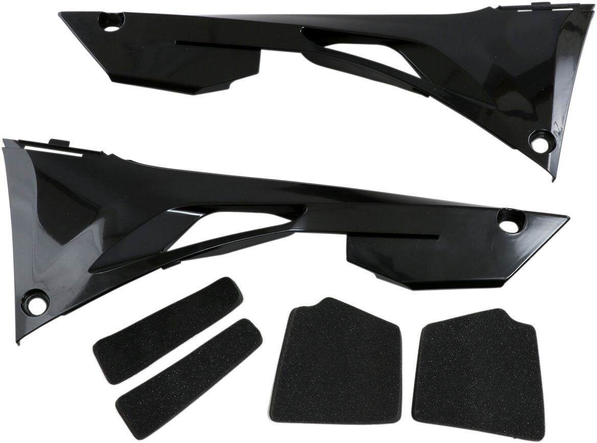 UFO Airbox Cover For Honda CRF450R/Rx 17-21 Black Ho04685-001