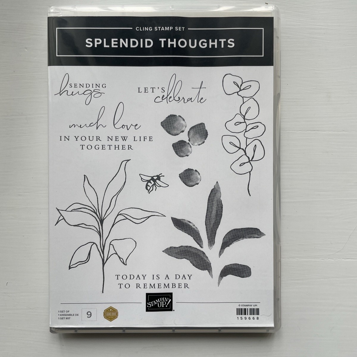 スタンピンアップ splendid thoughts Stampin' Up! SPLENDID THOUGHTS Stamp Set & SPLENDID STEMS Dies
