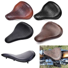 Leather Motorcycle Solo Seat 3" Spring Bracket Kit For Softail Springer Fatboy