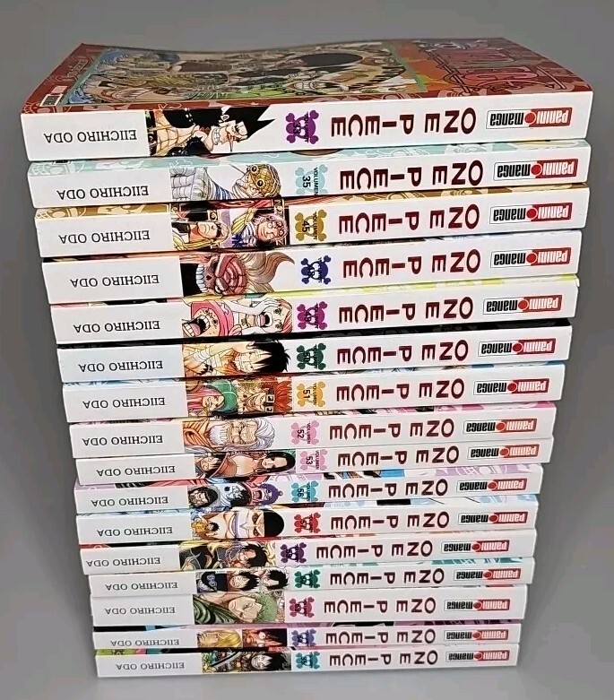 Lote de 16 números manga de una pieza 33,35,45,48,49,50,51,52,53,56,57,59,60,69,84,95