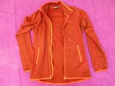 Bergans Vikke Lady Small Merino Wool Full Zip Jacket Orange 1849