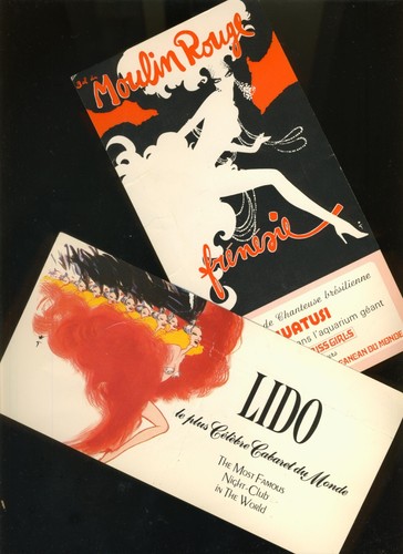 pinups d"ASLAN" 1985 PARIS Folies Bergere Paradis Latin LIDO Moulin Rouge Ticket - Bild 6 von 6