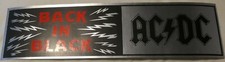 RARE ORIGINAL AC/DC BACK IN BLACK MUSIC/CONCERT BUMPER STICKER/DECAL