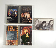 Lot 5 R&B Pop Rock Cassette Paula Abdul Mariah Carey UB40 Prince Wilson Phillips