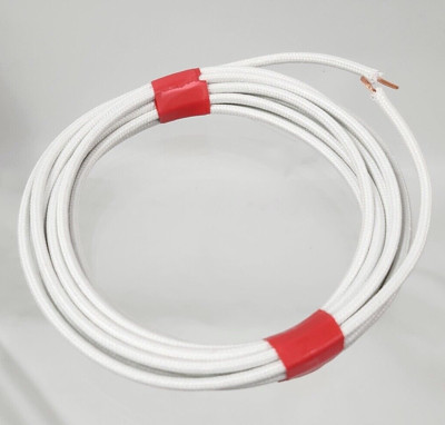 4,0m Hitzefeste Kabel Silikon Litze Pizza Ofen Herd  hitzefest max. 280°C 2,0mm²