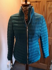 Women's Madeleine Teal Quilted Jacket Size 12