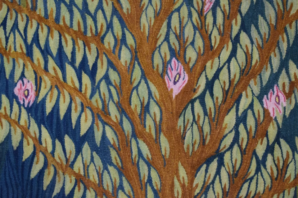 Tapiz colgante de pared tejido a mano de 3,5 pies-arte popular egipcio-decoración del hogar alfombra Kilim- Foto 2 de 4