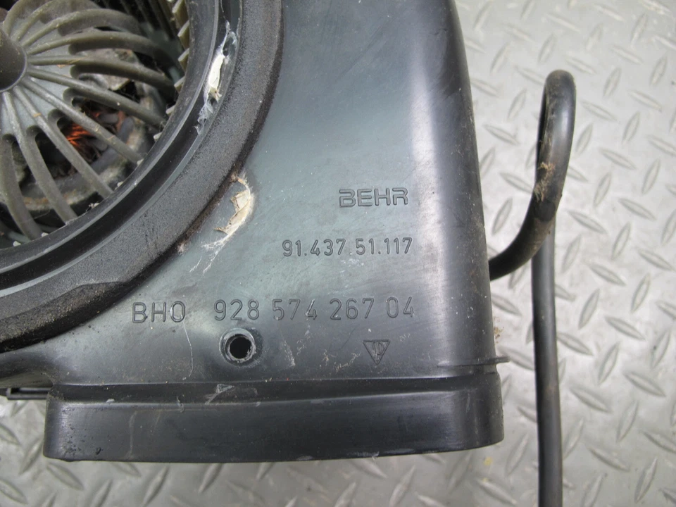 VENTILADOR MOTOR SOPLADOR CALEFACCIÓN AIRE ACONDICIONADO PORSCHE 928 S 1984-1995 92857426704 Foto 3 de 4