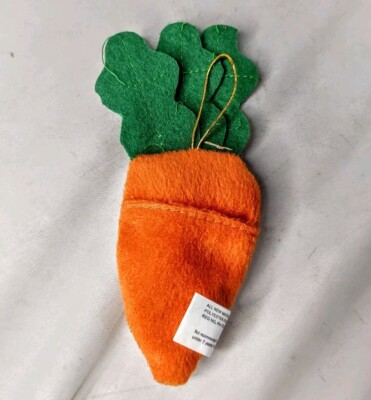 Orange Carrot Garden Ornament Plush Easter Christmas Spring Home Decor Gardener