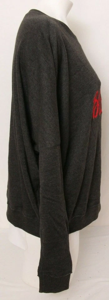 NEW Chicago BlackHawks NHL Soft As A Grape Drk Gray Pullover Sweatshirt Womens M - Image 3 of 4
