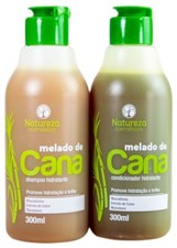 Melado de Cana Hair Home Care Maintenance Sugarcane 2x300ml Natureza Cosmetics