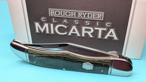 Rough Rider Classic Micarta Folding Hunter Pocket Knife RR1994 Ryder