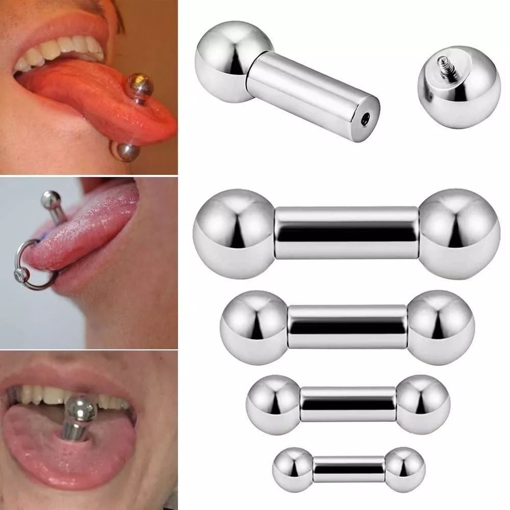 Tongue store piercing ebay