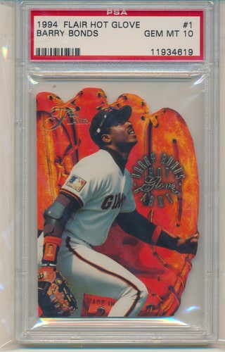 1994 Flair Hot Gloves Barry Bonds (#01) PSA10 PSA (No Offers)