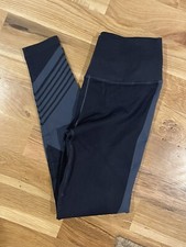 NUX NWOT High Rise Athletic Yoga Seamless Leggings 2 Tone Navy Blue X-large XL