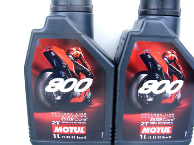 Motul 800 2T Road Racing Motoröl 2Liter Factory Line Motorenöl Motorradöl 104041