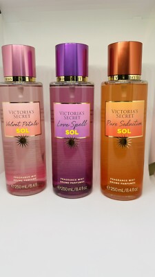 NEW VICTORIA S SECRET VELVET PETALS,LOVE SPELL,& PURE SEDUCTION SOL  NEW In Box