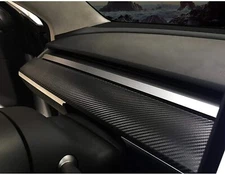 Dash Warp Interior Dashboard Kit Carbon Fiber Vinyl Stickers Air Realease Bubble