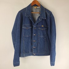 Vintage 70's 80's Rustler Denim Trucker Jacket XL Made In USA