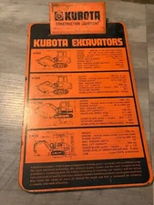 VTG Kubota Excavators Clipboard